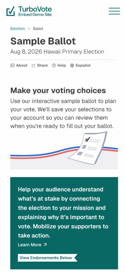 Demo Site Endorsements Embed.gif